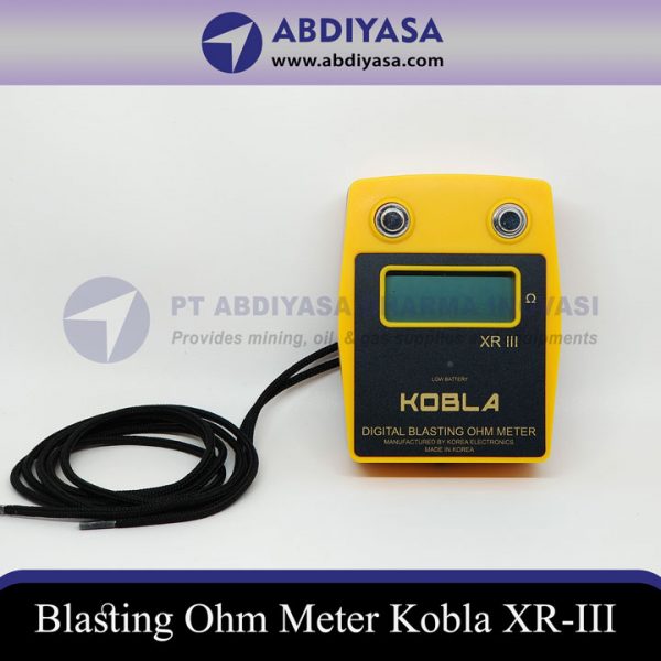 Blasting Ohm Meter 1a Abdiyasa Kobla Xr Iii